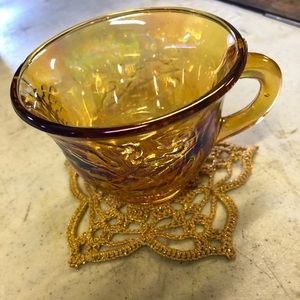 Indiana glass carnival glass cups set of 4 available!